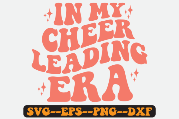 In My Cheer Leading Era Quote Retro Svg: Graphics for Crafts
