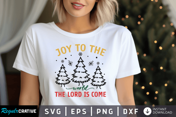 Joy to the World SVG Design for Crafts and Graphics