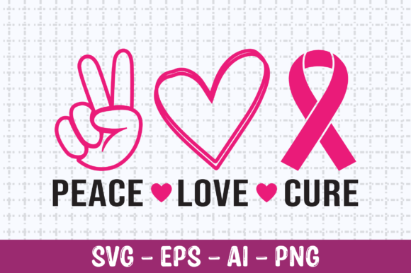 Peace Love Cure SVG: A Versatile Graphics Asset for Crafts